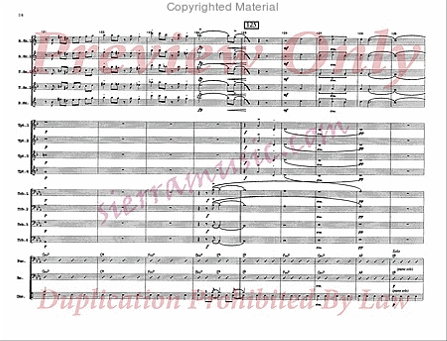 Ol' Man River Big Band scores gallery preview page 15