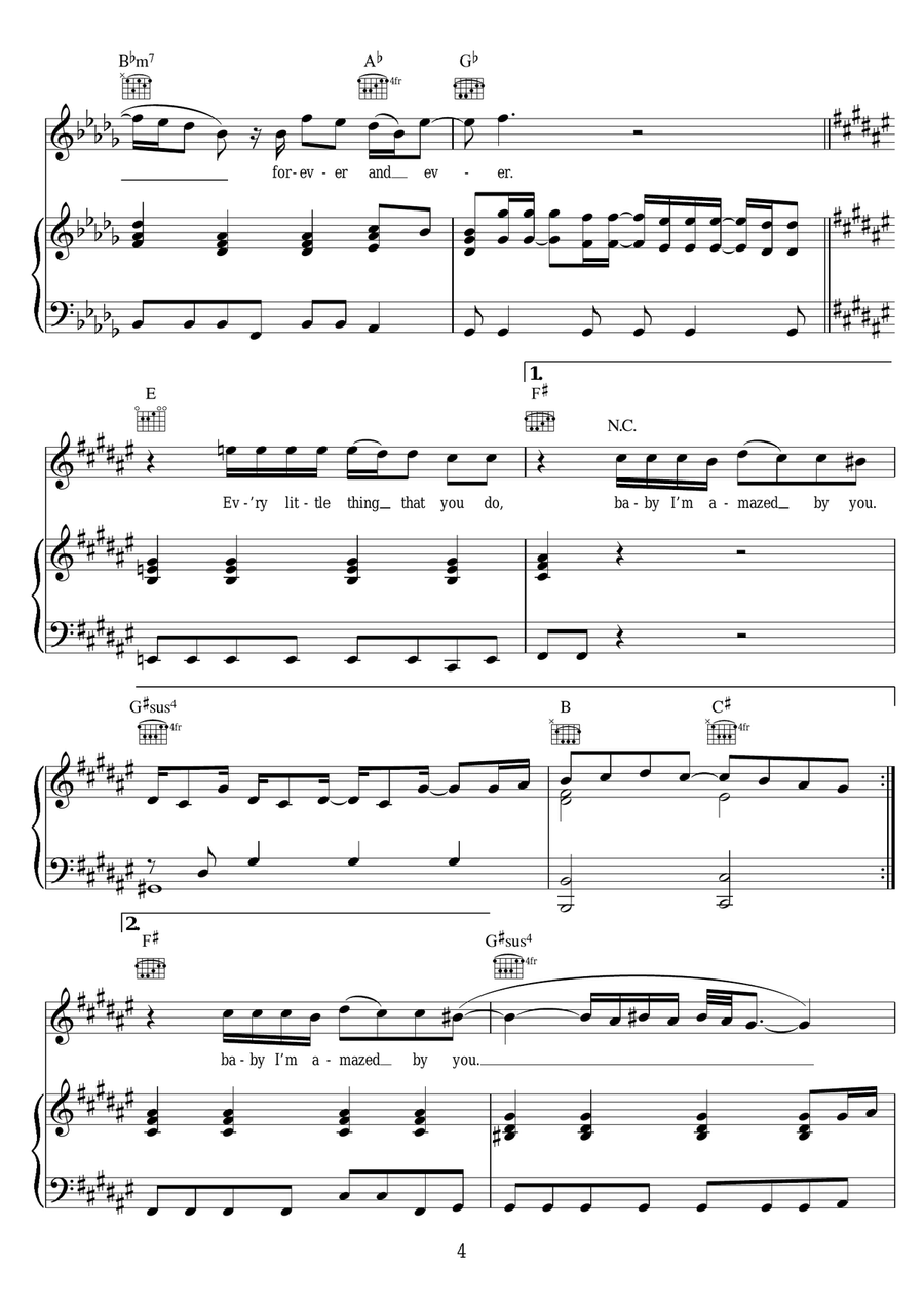 Amazed Acoustic Guitar scores gallery preview page 4