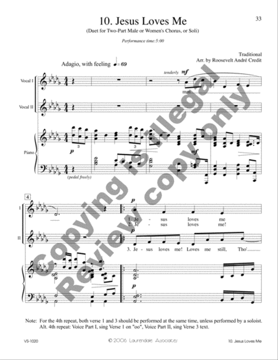 Ol' Time Religion Voice Solo scores gallery preview page 14