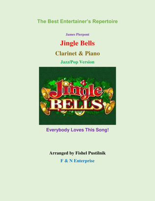 Book cover for "Jingle Bells" for Clarinet and Piano-Jazz/Pop Version-Video