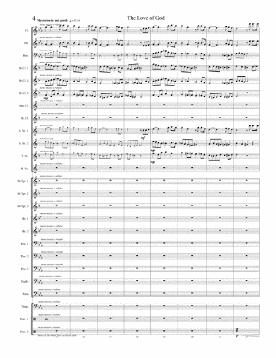 The Love of God Concert Band scores gallery preview page 6