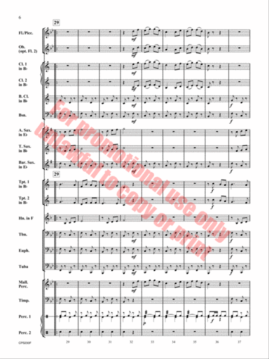 Bay Shore Park Concert Band scores gallery preview page 7