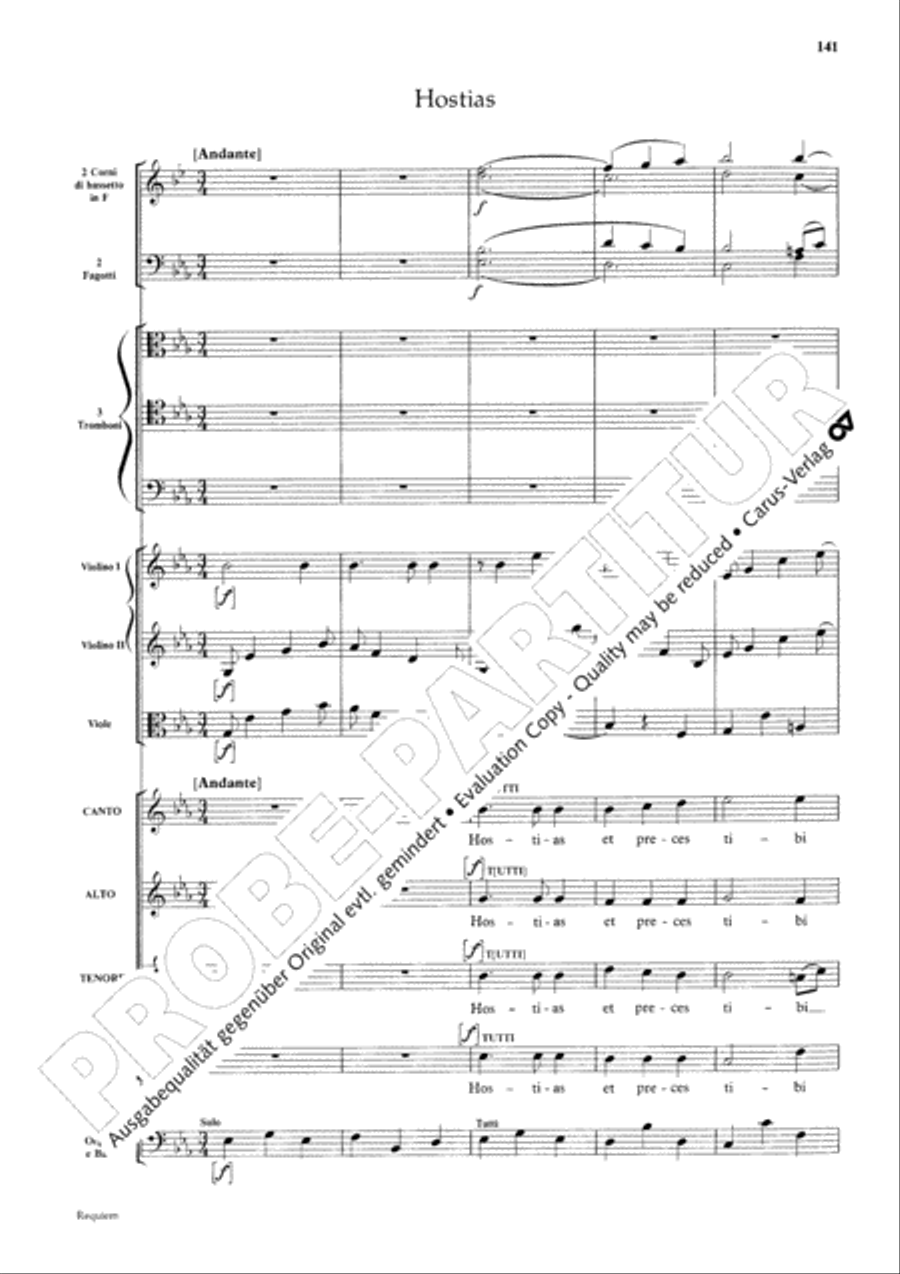 Requiem Requiem 4-Part scores gallery preview page 148