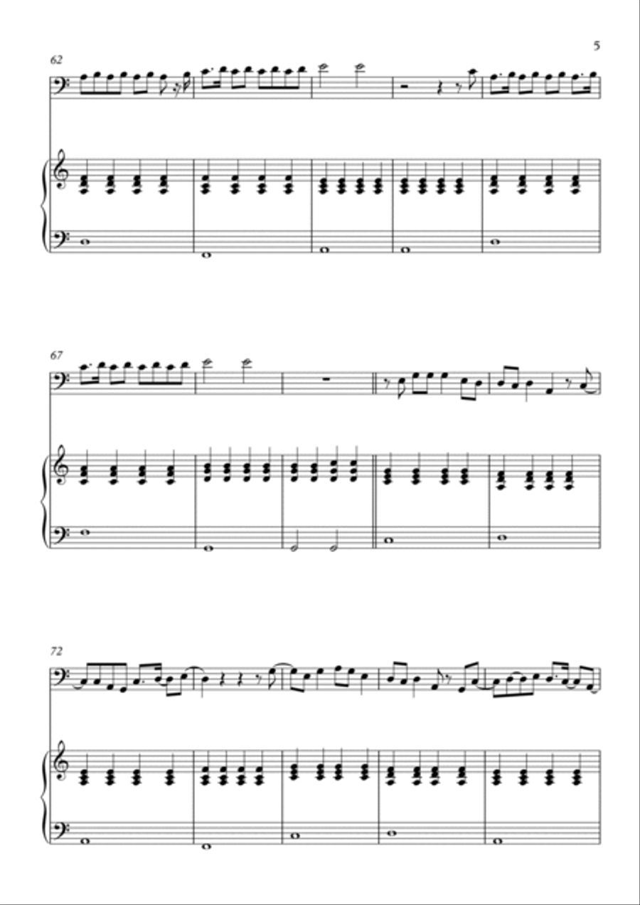 Stay Stay Piano scores gallery preview page 5