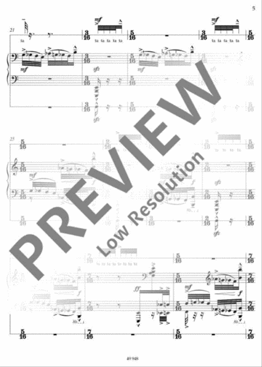 Luces and Sombras Luces and Sombras Piano Solo scores gallery preview page 6