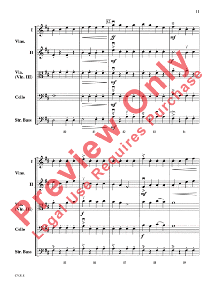 Sunchasers String Orchestra scores gallery preview page 12