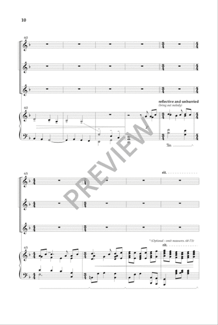 Poor Wayfaring Stranger SSA scores gallery preview page 9