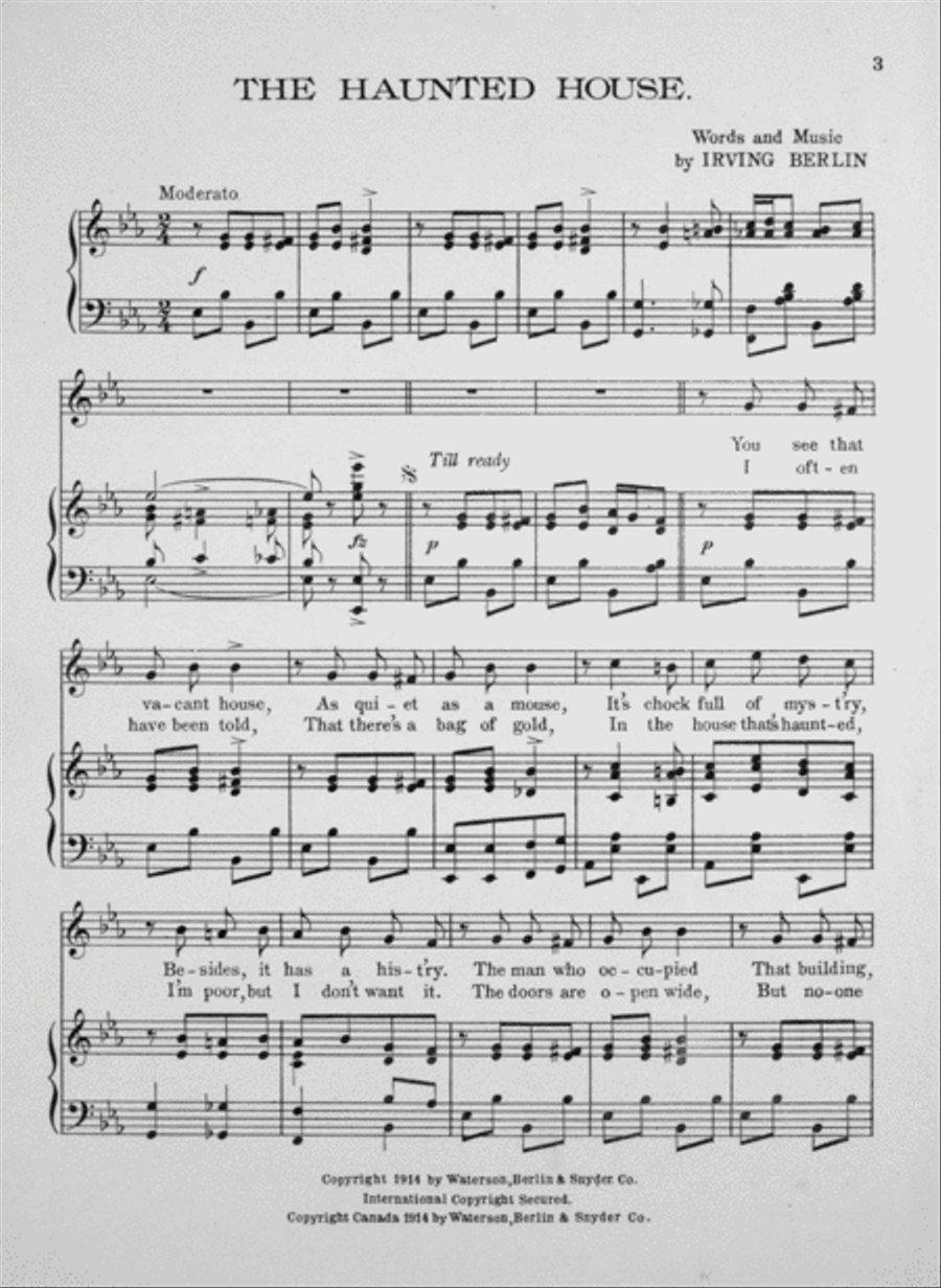 The Haunted House Voice scores gallery preview page 2