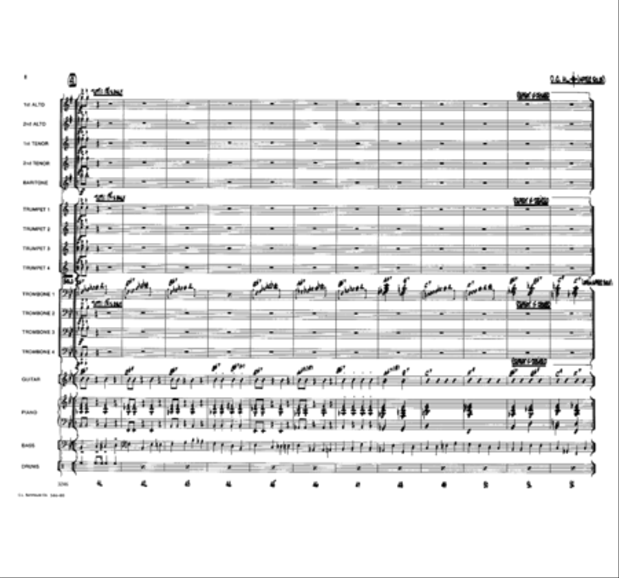 Swamp Water Blues Jazz Ensemble scores gallery preview page 7