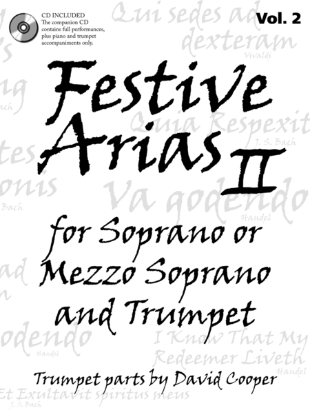 Festive Arias for Soprano or Mezzo Soprano and Trumpet, Vol. 2 image number null