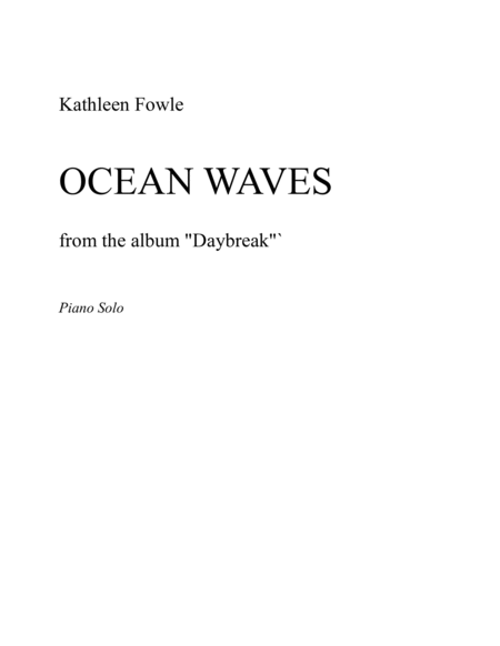 Ocean Waves image number null