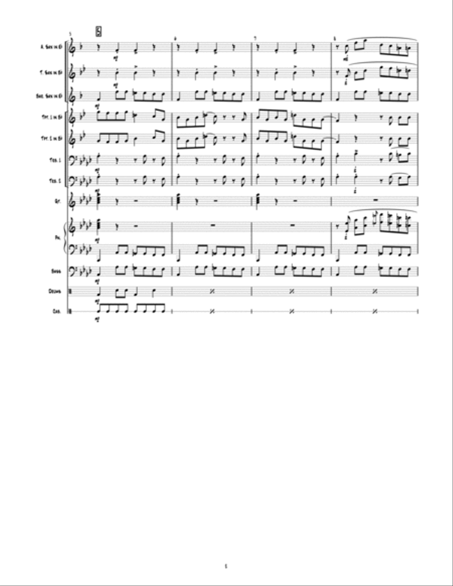 Pocket Chicken Jazz Ensemble scores gallery preview page 2