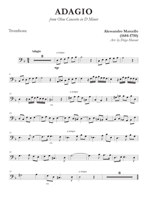 Marcello's Adagio for Trombone and Piano