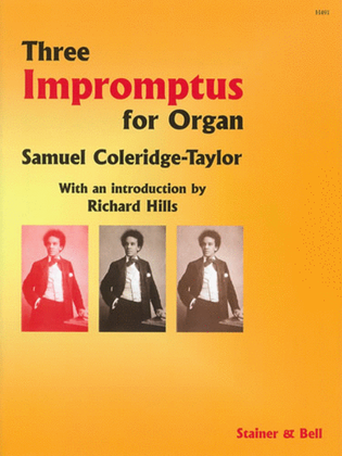 Book cover for Three Impromptus. Organ