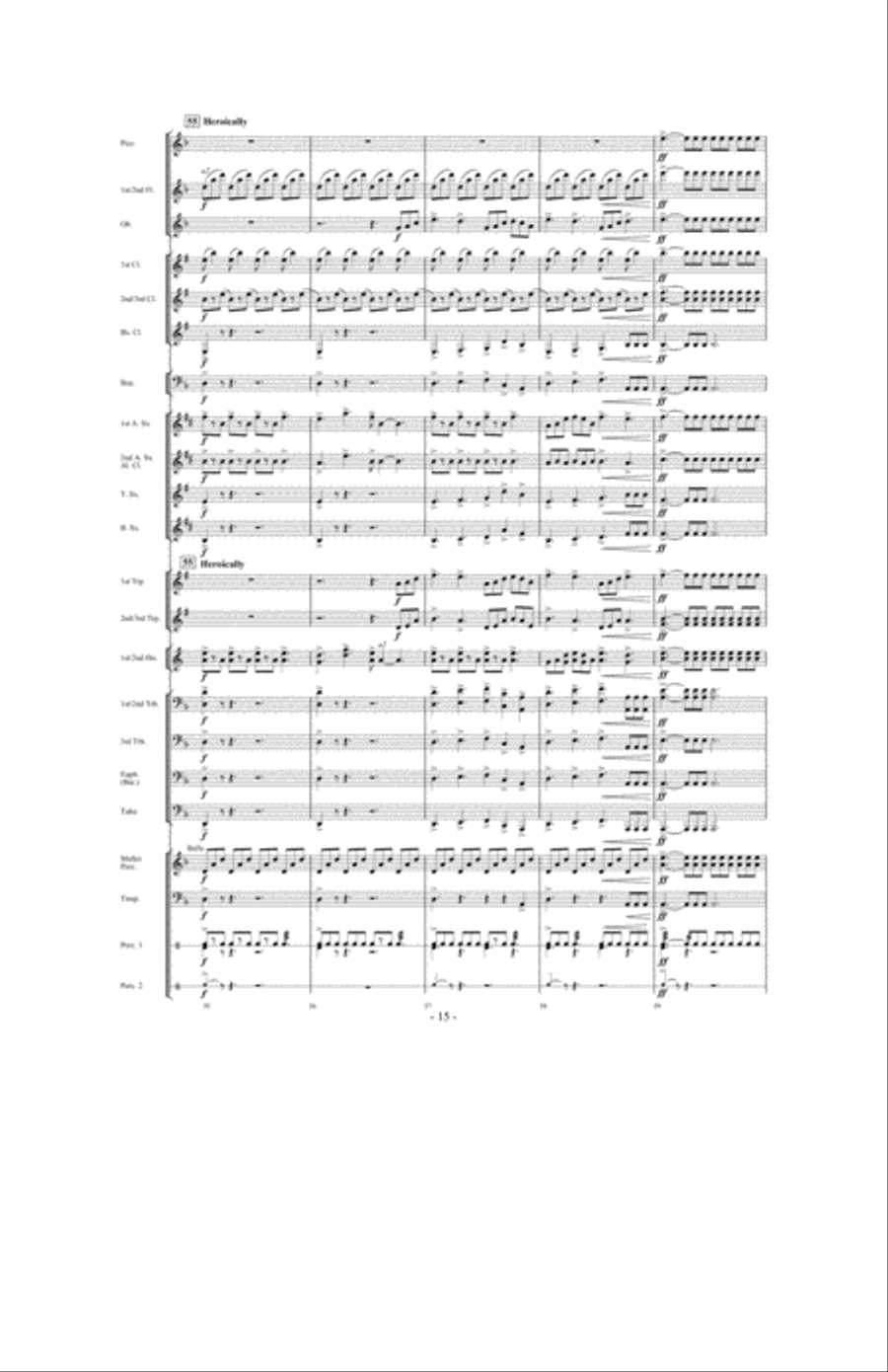 Apollo: Myth and Legend Concert Band scores gallery preview page 14
