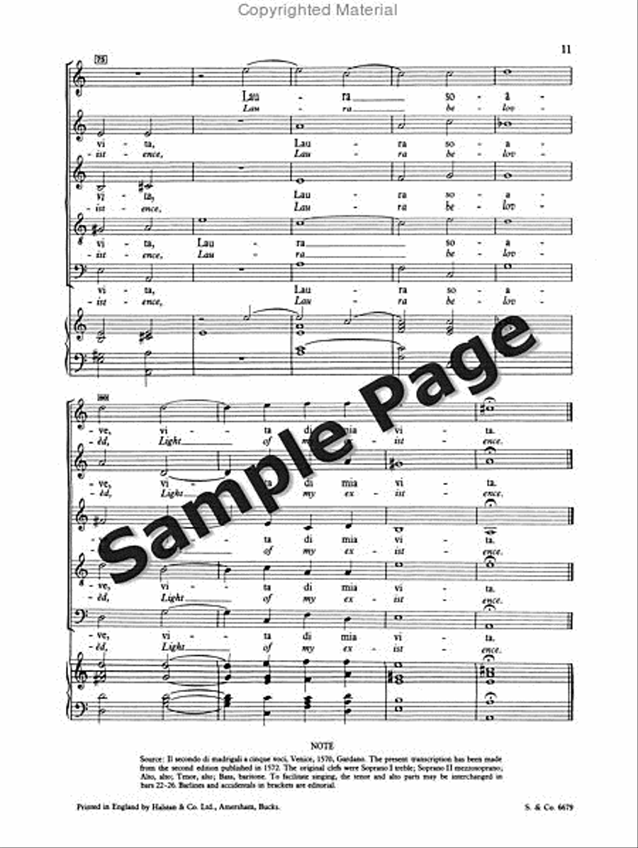 Gabrieli Laura Soave Ssatb SSATB scores gallery preview page 12