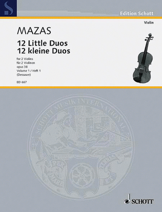 Book cover for Duos Op. 38 - Book 1