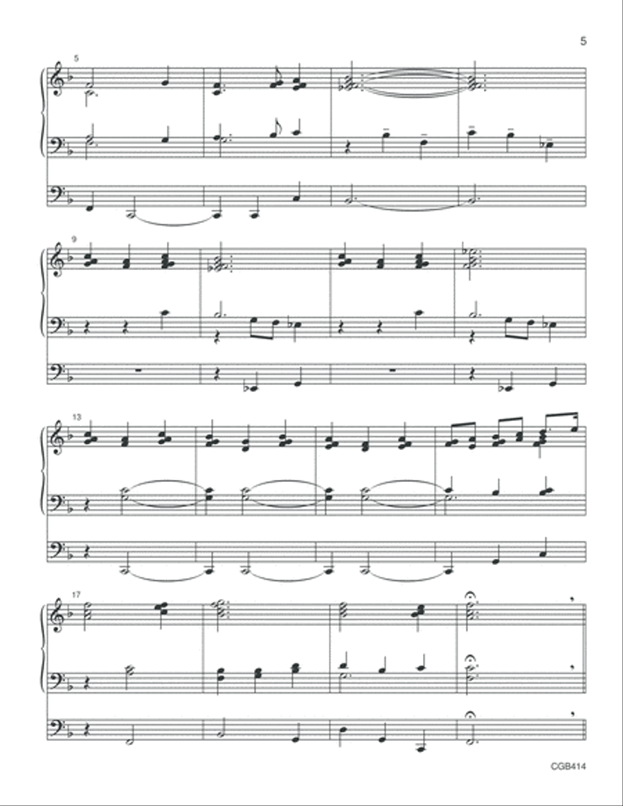 Alleluia! Sing to Jesus! - Organ Score 6-Octaves scores gallery preview page 5