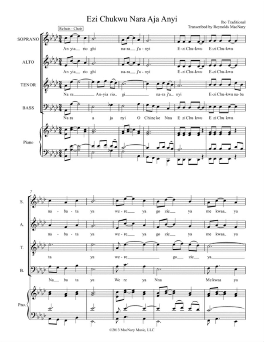 Ezi Chukwu 4-Part scores gallery preview page 2