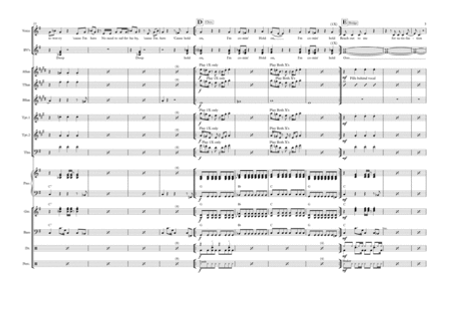 Hold On I'm Comin' Choir scores gallery preview page 3