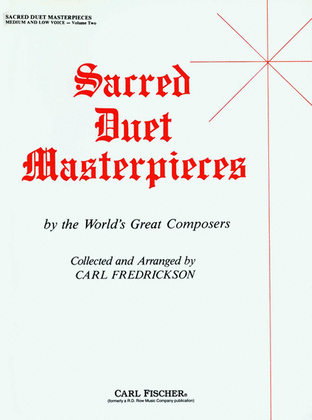 Book cover for Sacred Duet Masterpieces