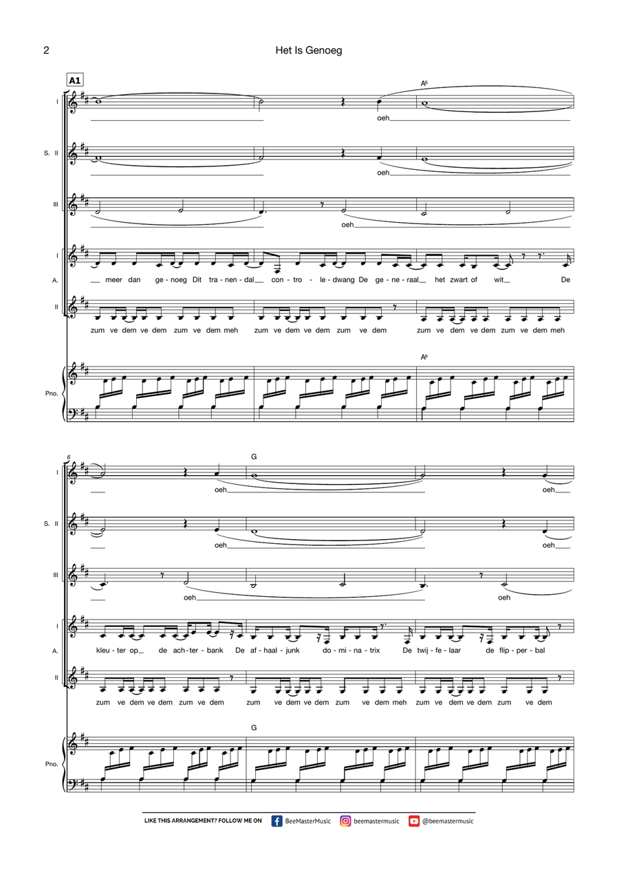 Het Is Genoeg SSAA scores gallery preview page 2