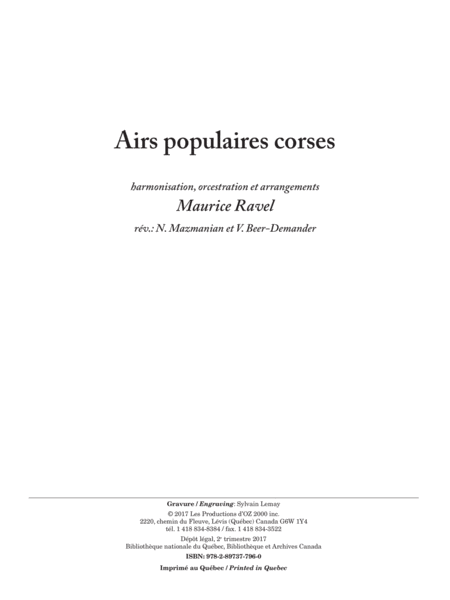 Airs populaires corses