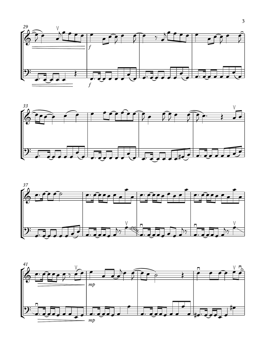 Tearin' Up My Heart String Duet scores gallery preview page 3
