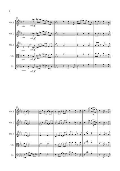 Good King Wenceslas - Jazz Carol for String Quartet image number null