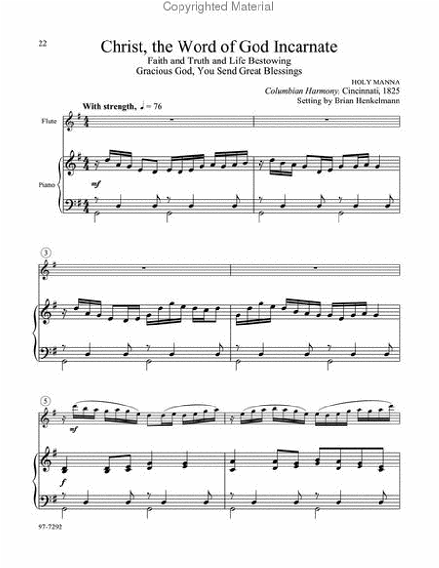 All through the Church Year Flute Solo scores gallery preview page 8
