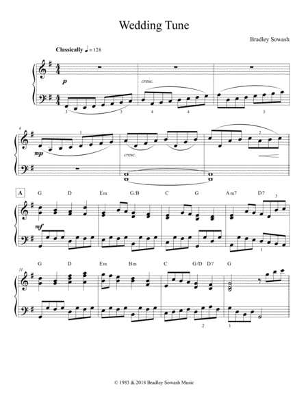 Wedding Tune for Solo Piano image number null