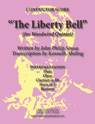 Book cover for March - The Liberty Bell (for Woodwind Quintet)