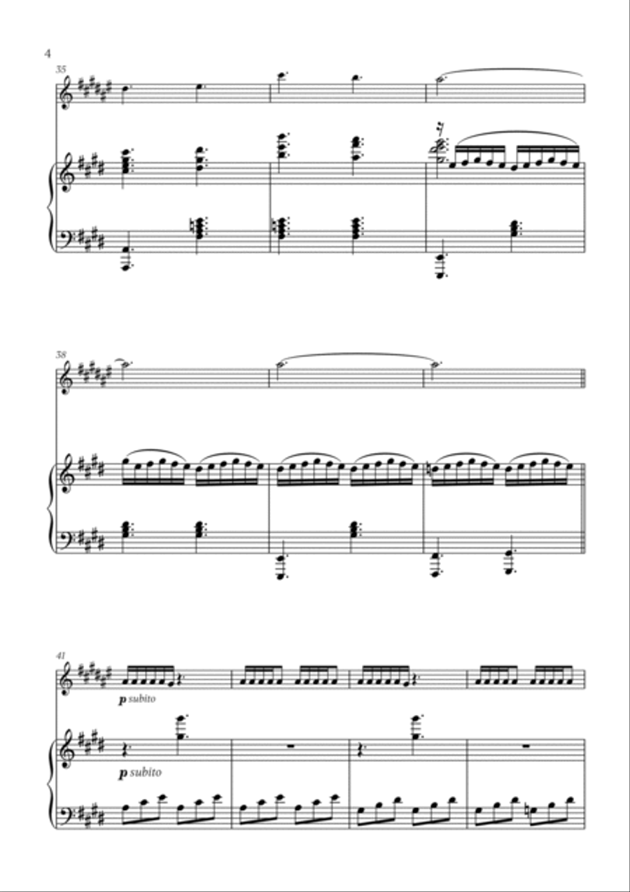 Golden Hour Trumpet Solo scores gallery preview page 4