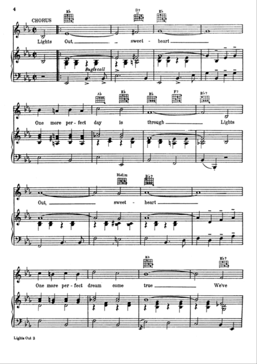 Lights Out Voice scores gallery preview page 3