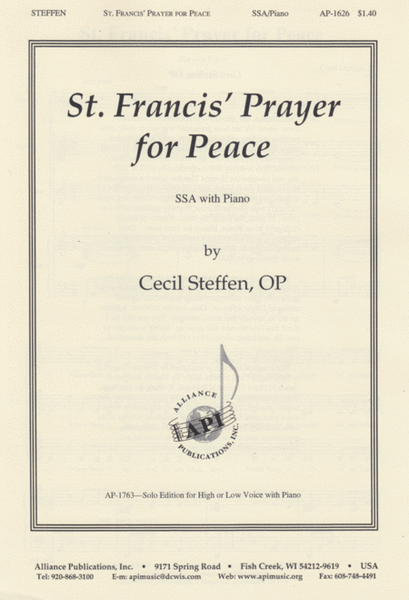 St. Francis' Prayer for Peace image number null