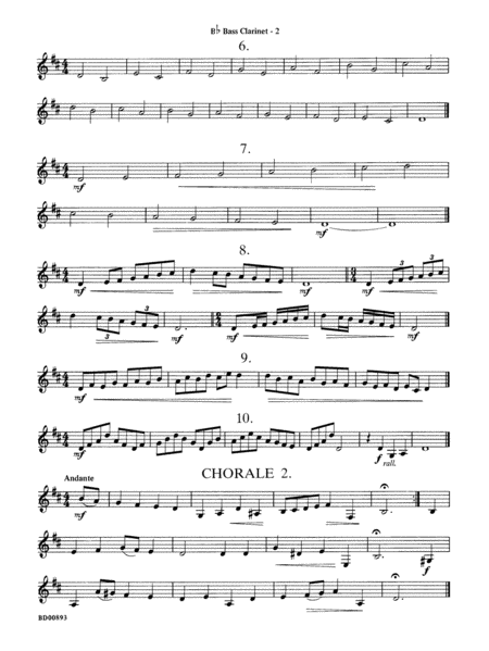 Belwin "Warm-Ups" for Symphonic Band: B-flat Bass Clarinet
