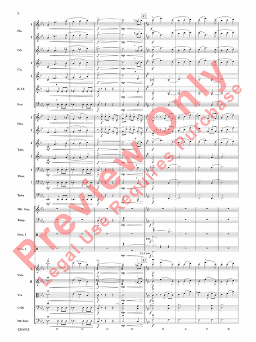 Nostalgia Full Orchestra scores gallery preview page 9