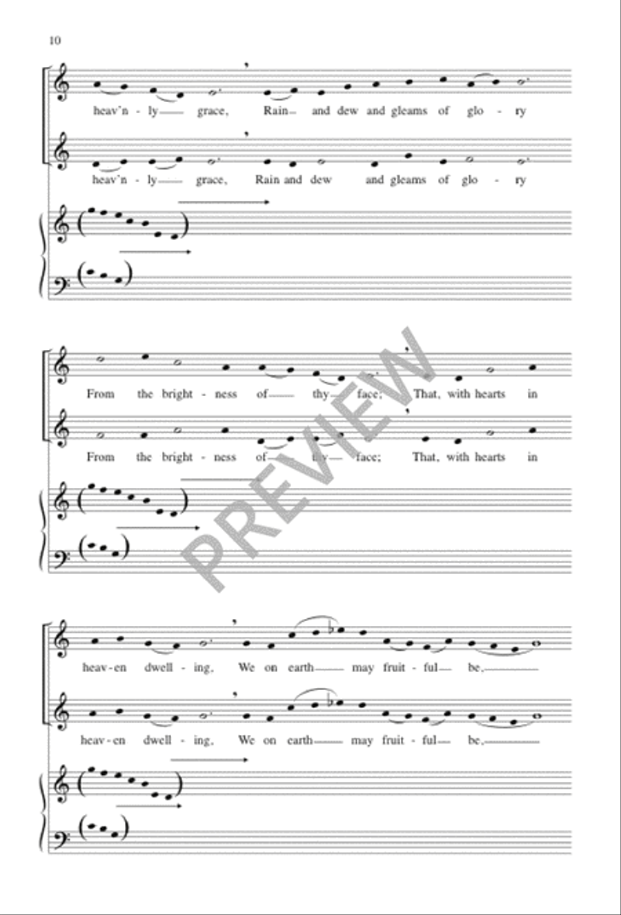 Alleluia! Alleluia! Hearts and Voices Heavenward Raise SA scores gallery preview page 9