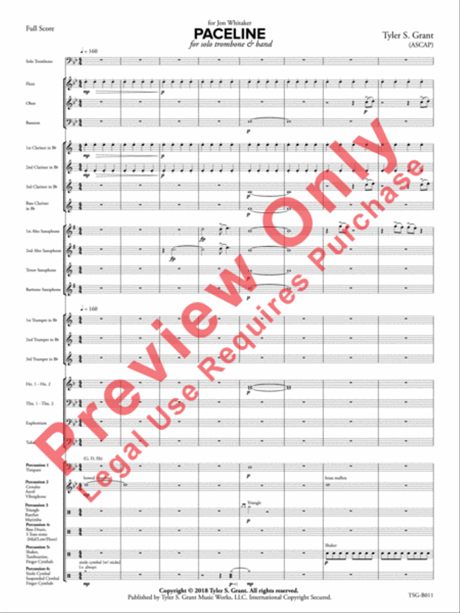 Paceline Concert Band scores gallery preview page 2