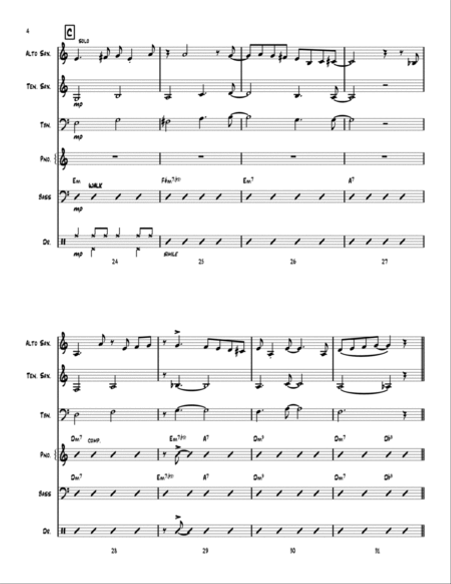 Yardbird Suite Jazz Ensemble scores gallery preview page 4