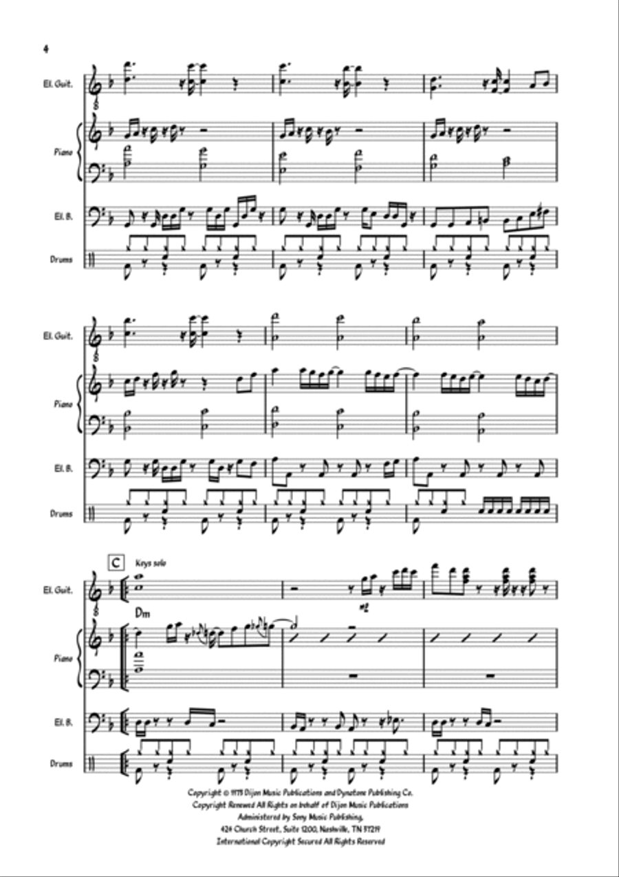 People Get Up And Drive Your Funky Soul Jazz Ensemble scores gallery preview page 4