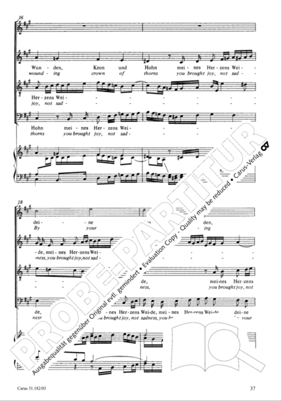 Himmelskonig, sei willkommen (King of heaven, be most welcome) ATB scores gallery preview page 37