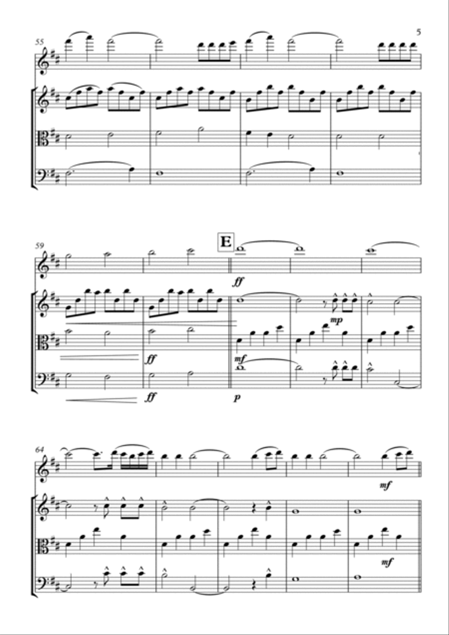 Secrets String Quartet scores gallery preview page 5