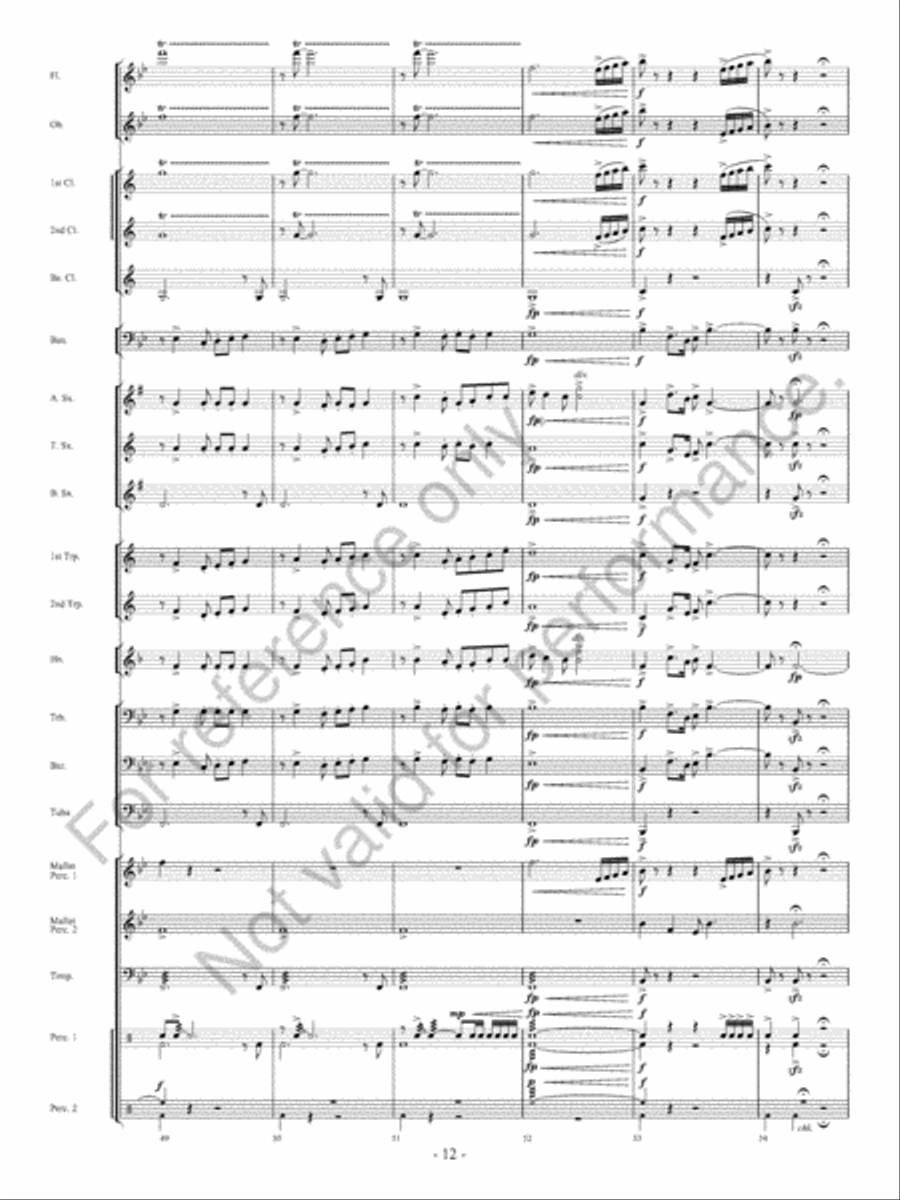 Sedona Concert Band scores gallery preview page 13