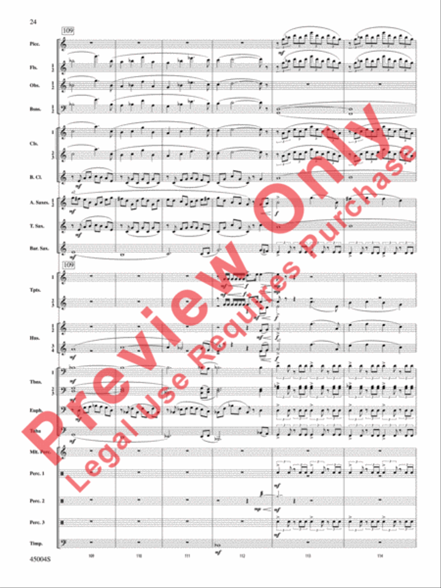 Red Rock Mountain Concert Band scores gallery preview page 25