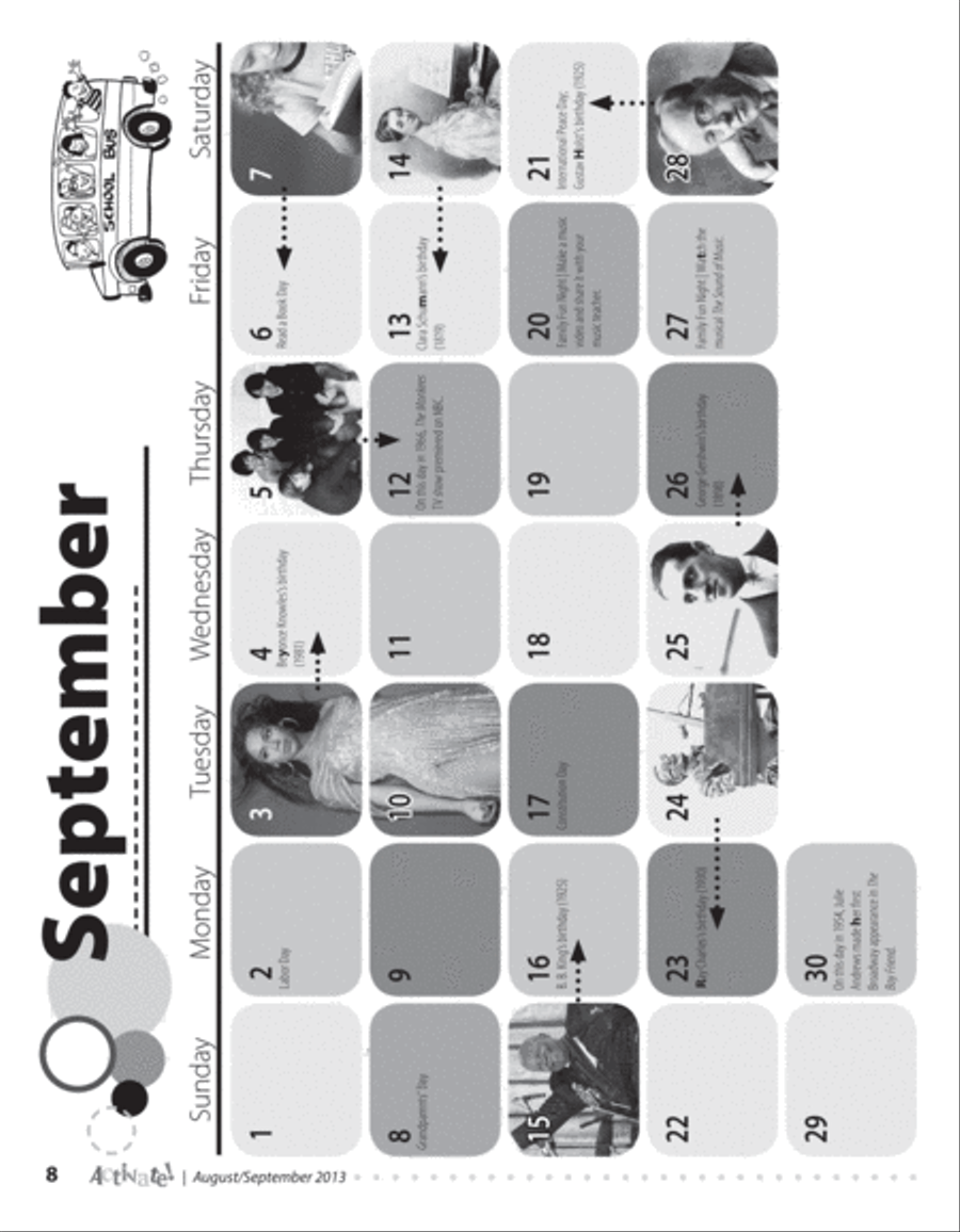 Activate! Aug/Sept 13 Unison Choir scores gallery preview page 3