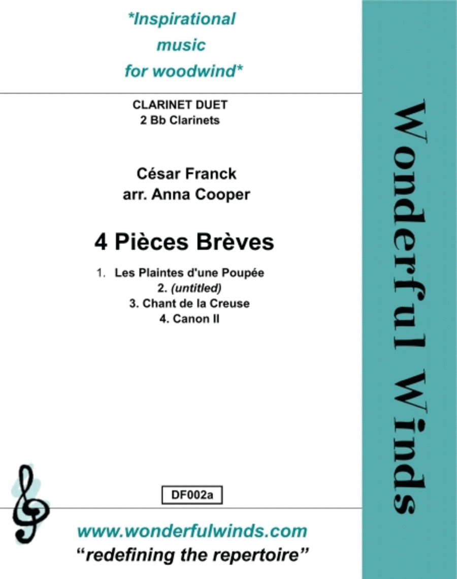 4 Pièces Brèves 4 Pièces Brèves Clarinet Duet scores gallery preview page 1