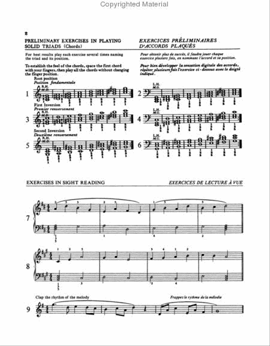 Practical Sight Reading Exercises for Piano Students, Book 4 Piano Method scores gallery preview page 2
