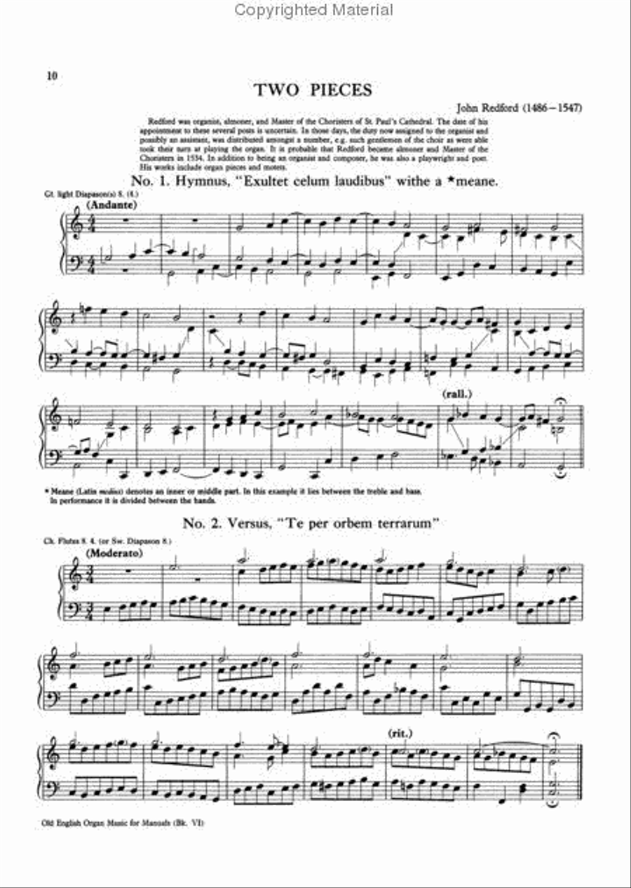 Old English Organ Music for Manuals - Book 6 Organ Solo scores gallery preview page 4