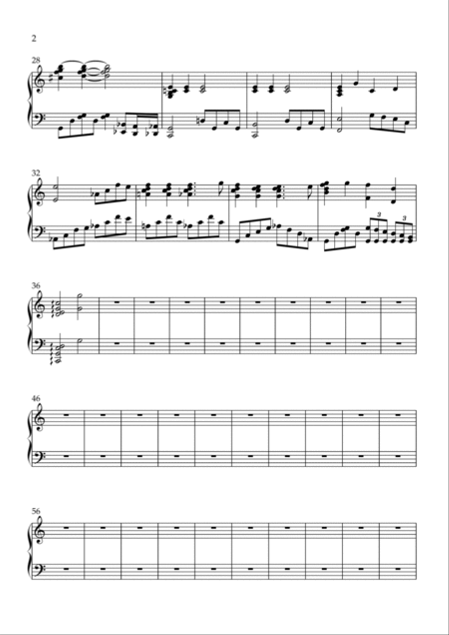 Jingle Bells Jingle Bells Piano Solo scores gallery preview page 2